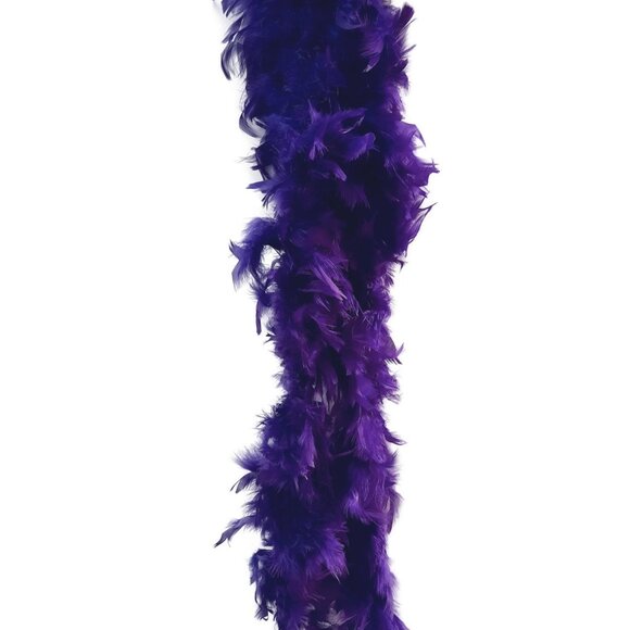 Purple 2 Ct Chandelle Feather Boa 70 gm 2 yds - Picture 2 of 2